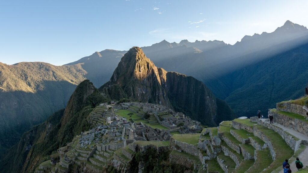 A view of the Peruvian Andes 