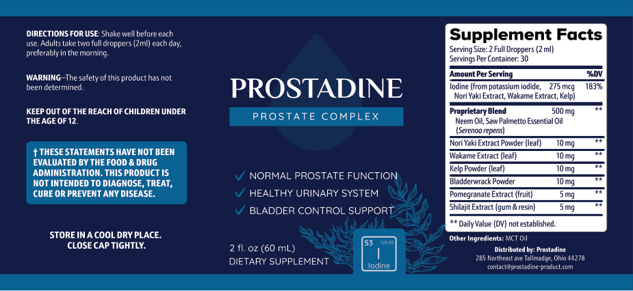 Best Prostate Supplements Comparison
Prostadine label
